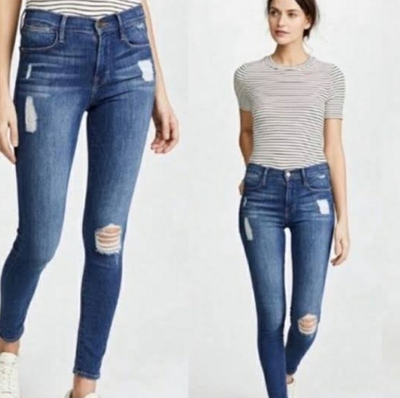 FRAME Le Skinny de Jeanne Jeans size 29 - Picture 1 of 9